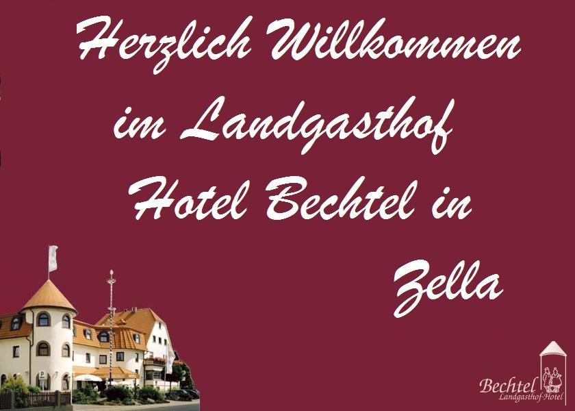 Landgasthof Hotel Bechtel Zella Exterior foto
